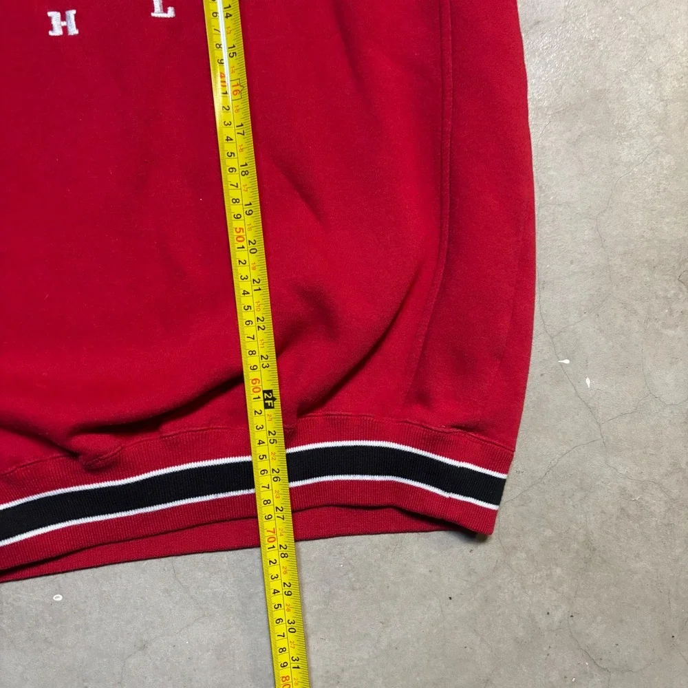 Vintage Lee Sport Chicago Blackhawks NHL Sweatshirt Red Mens XL Embroidered 90s - Picture 5 of 5